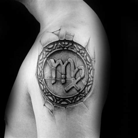 virgo tattoos for men|virgo and aquarius tattoos together.